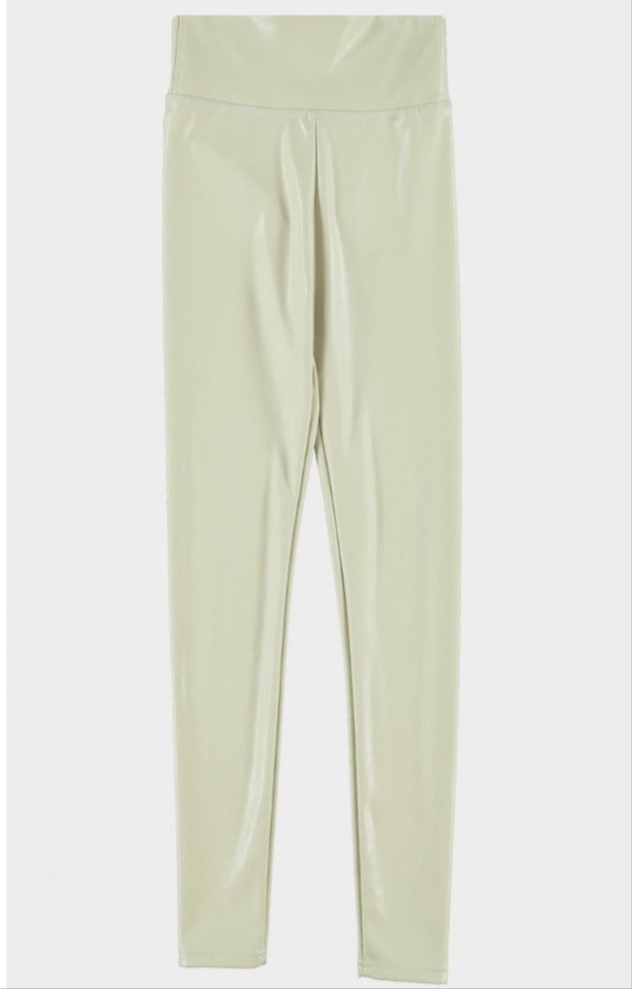 Vegan leather legging